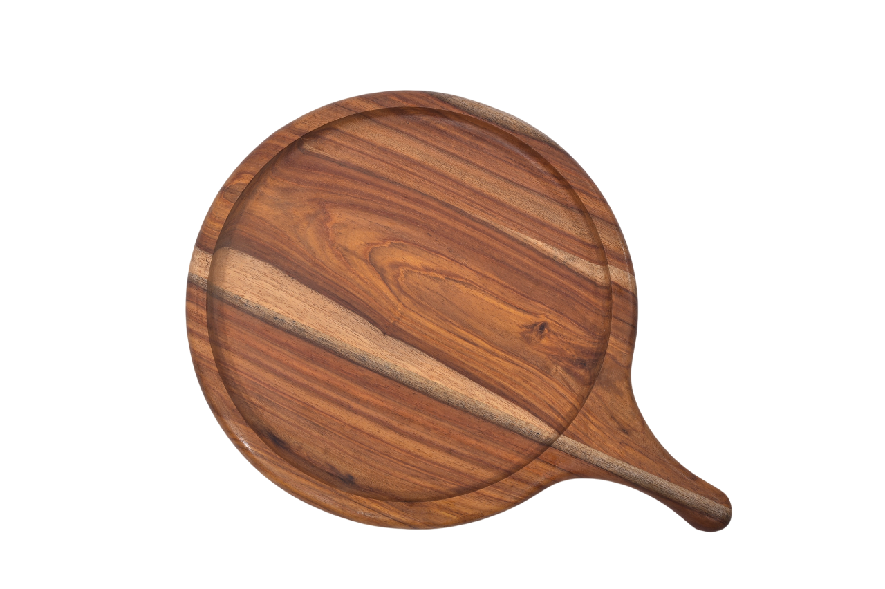 Round Wooden Serving Board