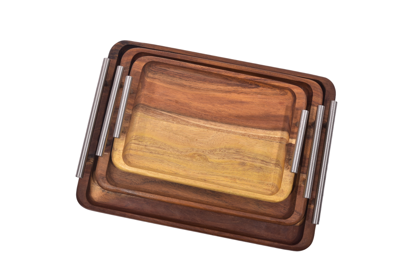Handcrafted Wooden Serving Trays